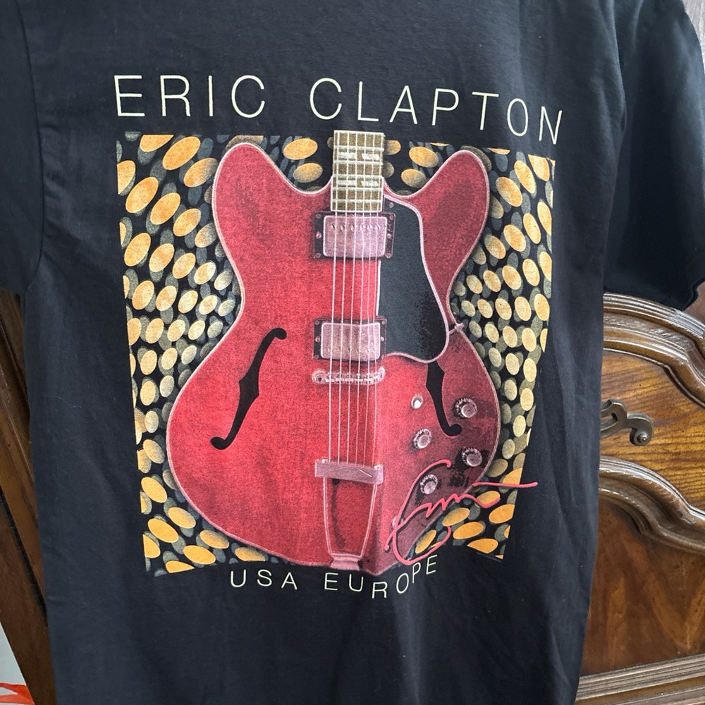 Eric Clapton 2021 USA Europe 2022 concert tour Tshirt - Picture 2 of 7
